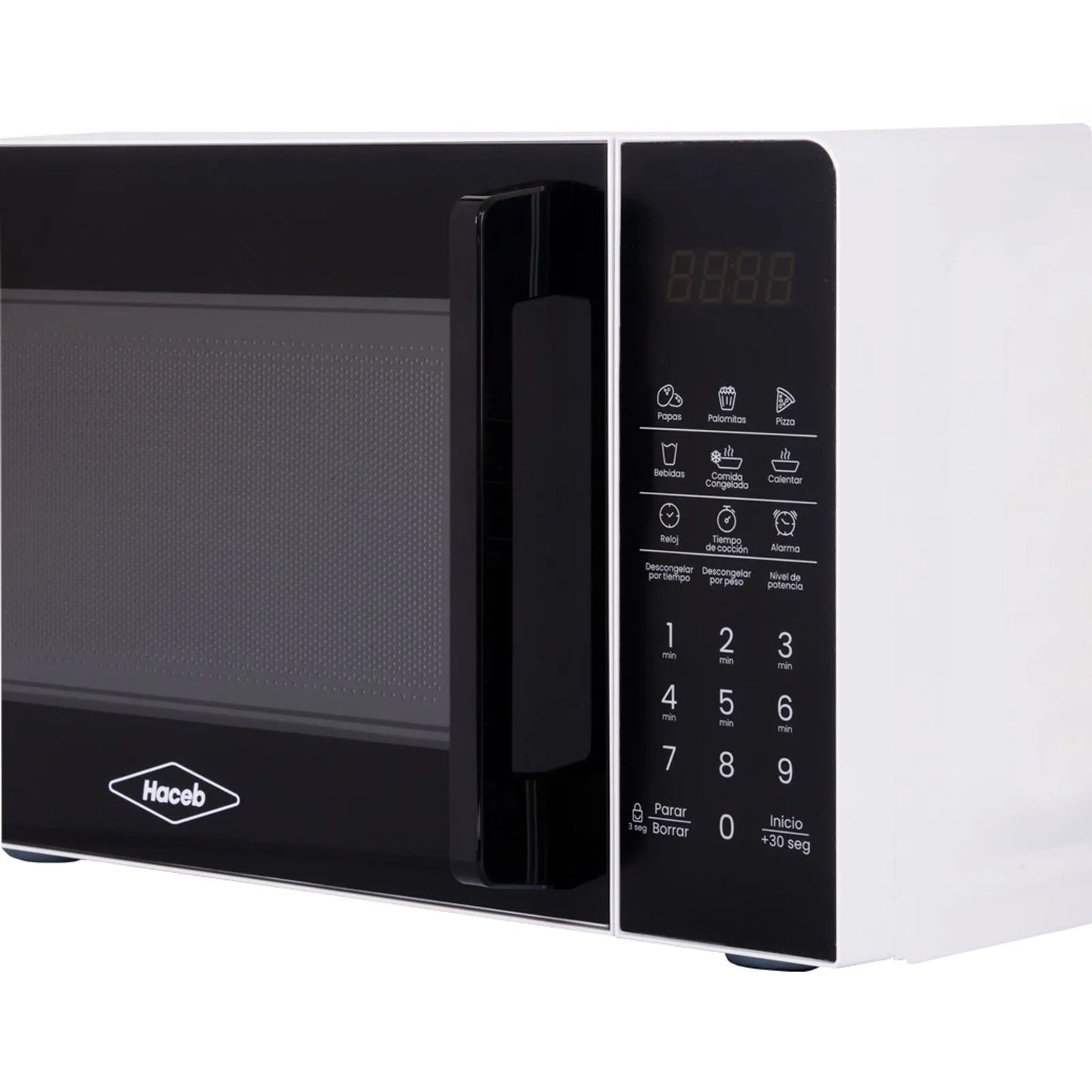 Horno Microondas Haceb Blanco de 20 lts - 0.7- Logística Haceb