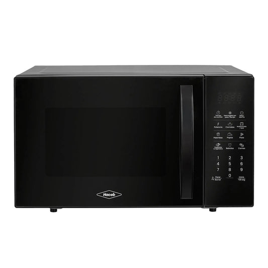 Horno Microondas Haceb Negro con GRILL de 25 Lts - 0.9 - Logí­stica Haceb