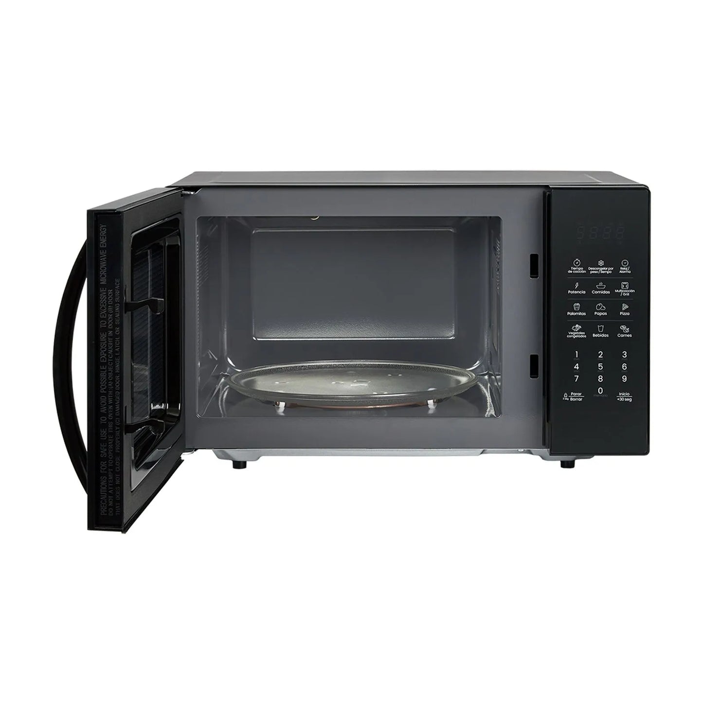 Horno Microondas Haceb Negro con GRILL de 25 Lts - 0.9 - Logí­stica Haceb