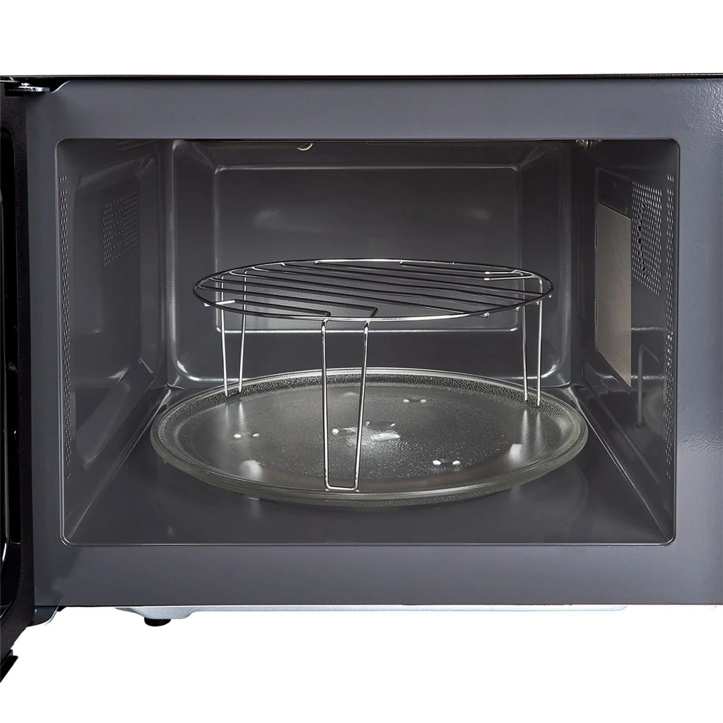 Horno Microondas Haceb Negro con GRILL de 25 Lts - 0.9 - Logí­stica Haceb