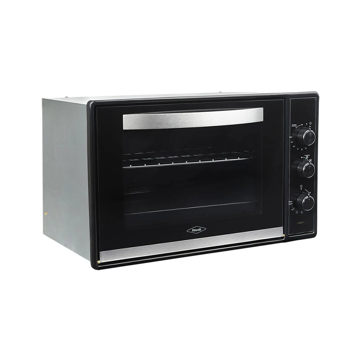 Horno eléctrico Medio Formato Negro 220V Haceb - HORNO 60-36 ELEC 220V NE - Logí­stica Haceb