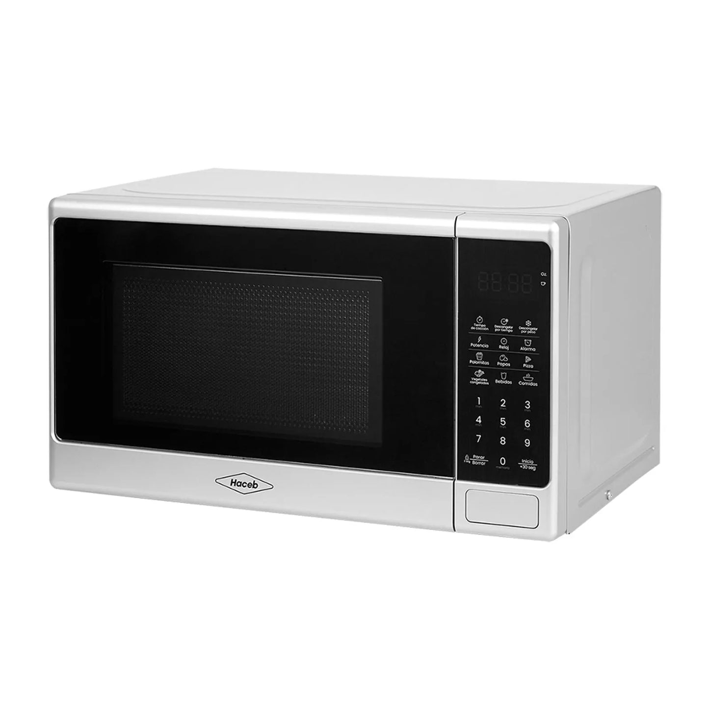 Horno Microondas Haceb Plata de 20 lts - 0.7- Logí­stica Haceb