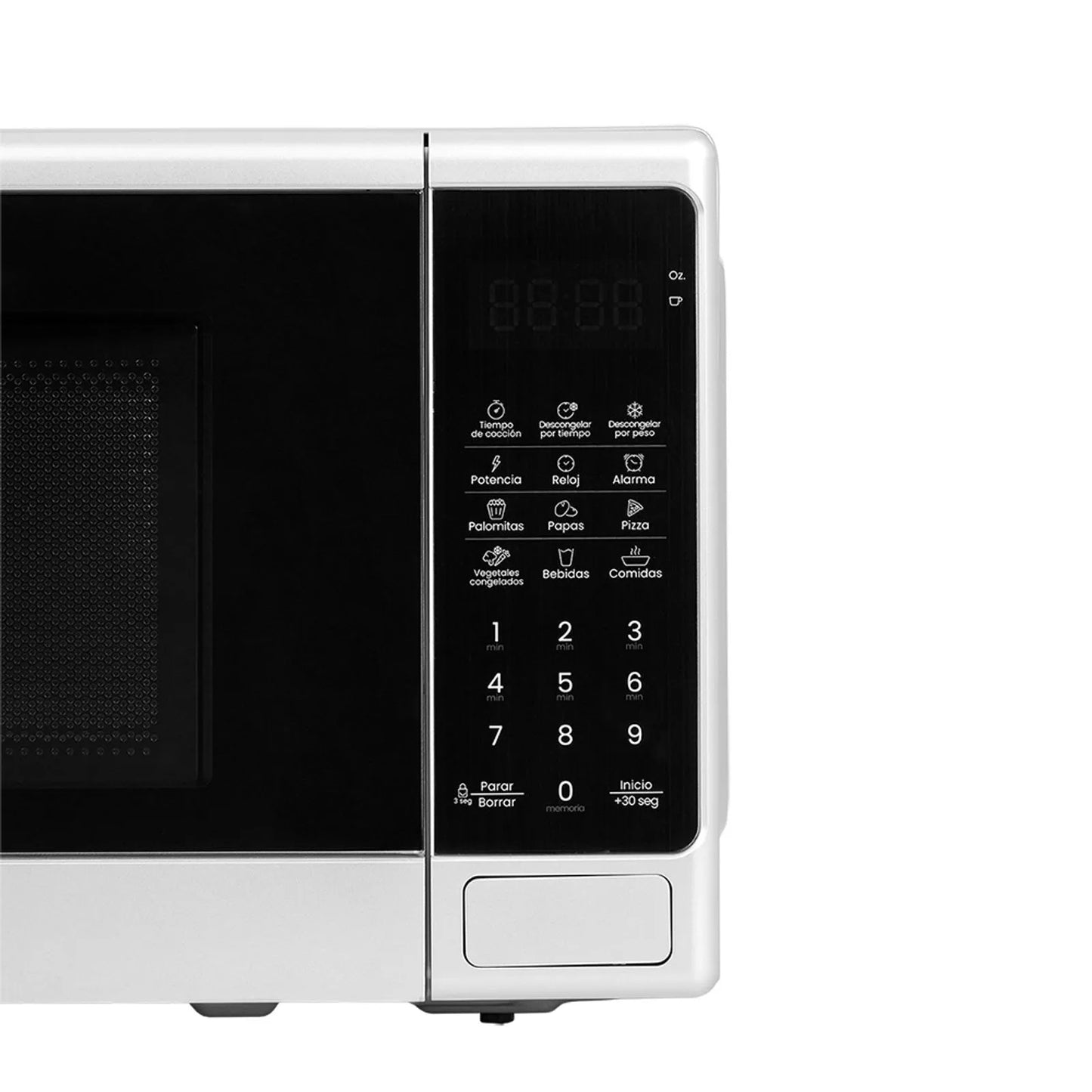 Horno Microondas Haceb Plata de 20 lts - 0.7- Logí­stica Haceb