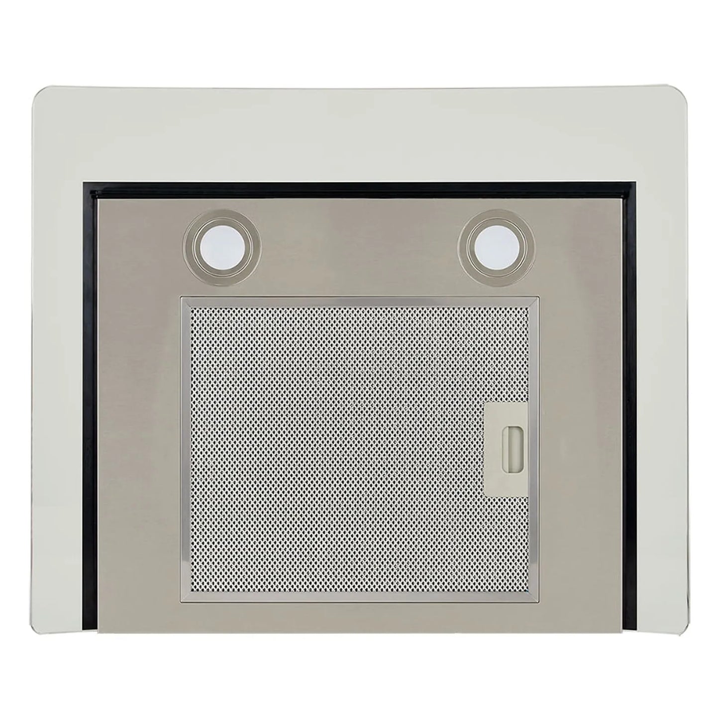 Campana peninsula Haceb vidrio inox-negro 60 Cm 3 velocidades- Logística Haceb