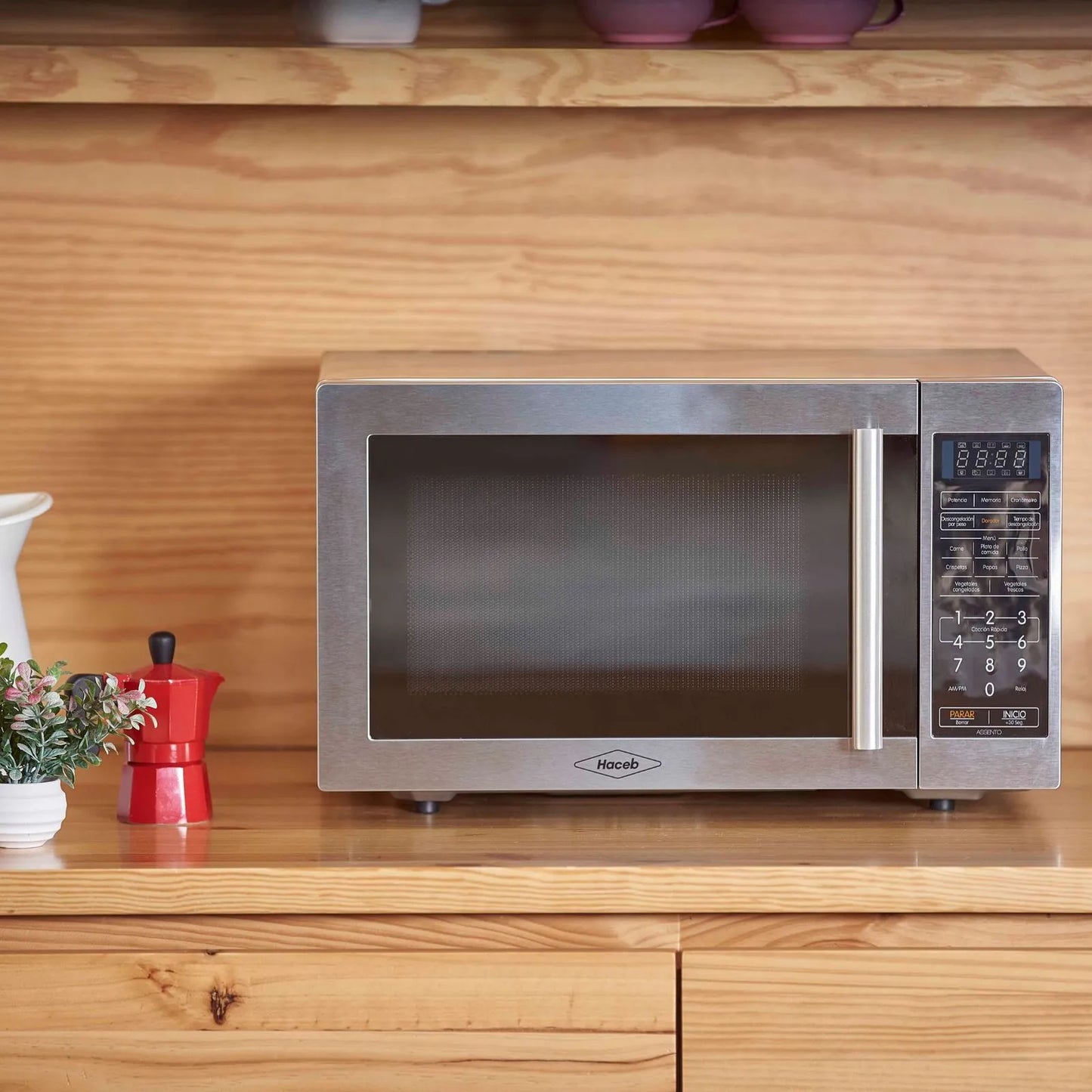 Horno Microondas Haceb INOX con GRILL de 31 Lts - 1.1- Logí­stica Haceb