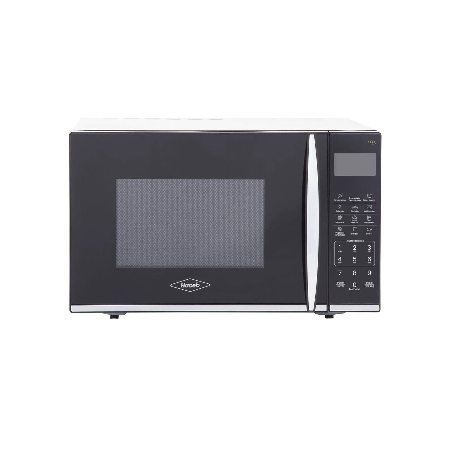 Horno Microondas Haceb Negro con GRILL de 31 Lts - 1.1- HM AZAFRAN 1.1 GRILL NE - Logí­stica Haceb