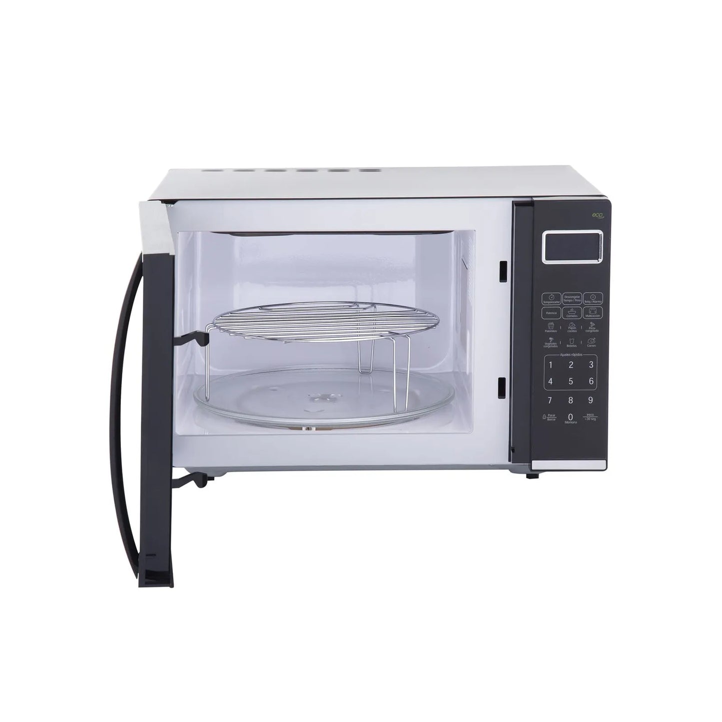 Horno Microondas Haceb Negro con GRILL de 31 Lts - 1.1- HM AZAFRAN 1.1 GRILL NE - Logí­stica Haceb