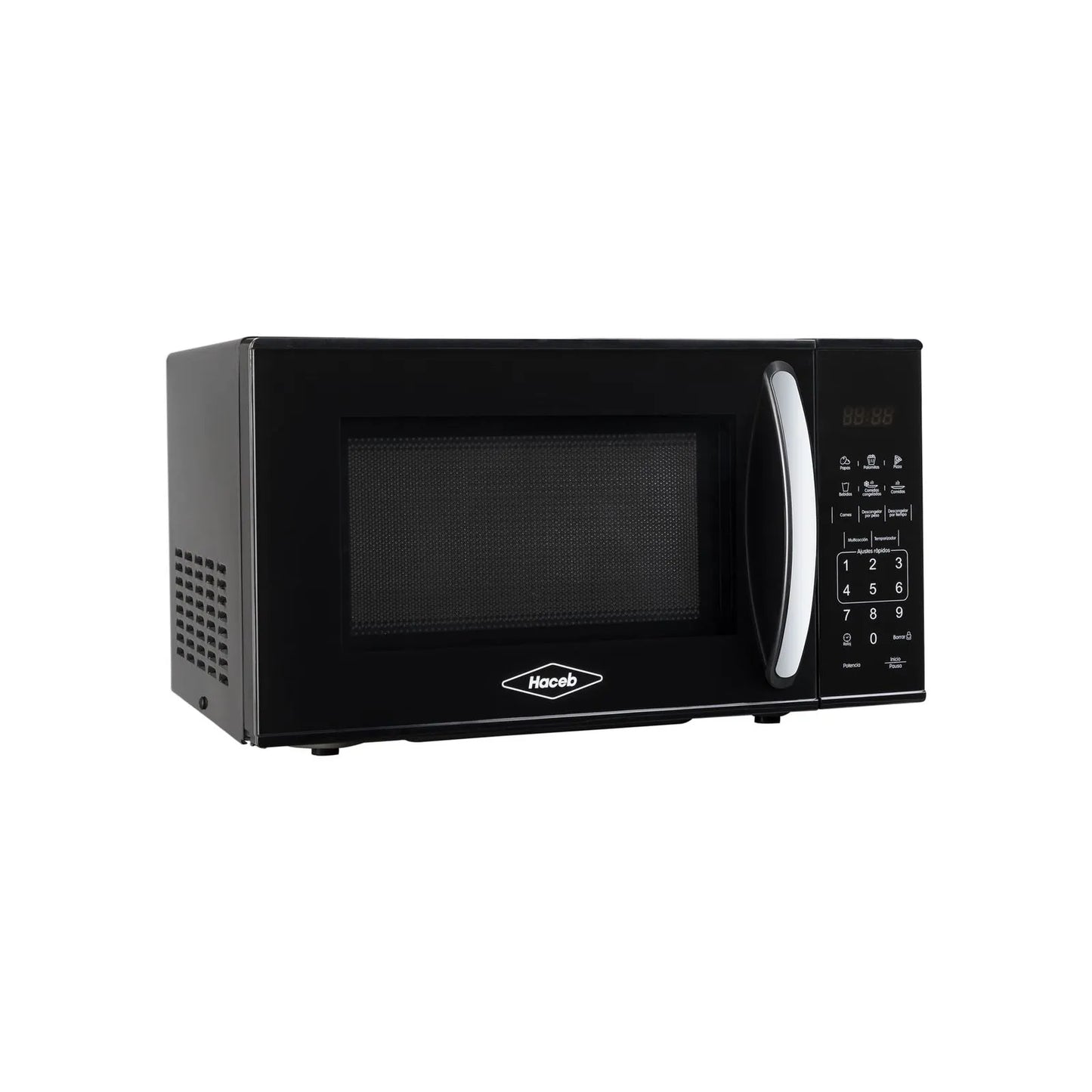 Horno Microondas Haceb AZAFRÁN Negro de 20 lts - 0.7 - Logística Haceb