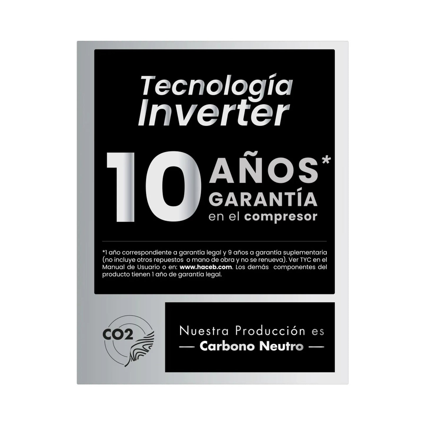 Nevera Haceb No Frost 311 Litros Manija Integrada Negro Esmeralda Inverter - NEV311-DAMI-NE-INV