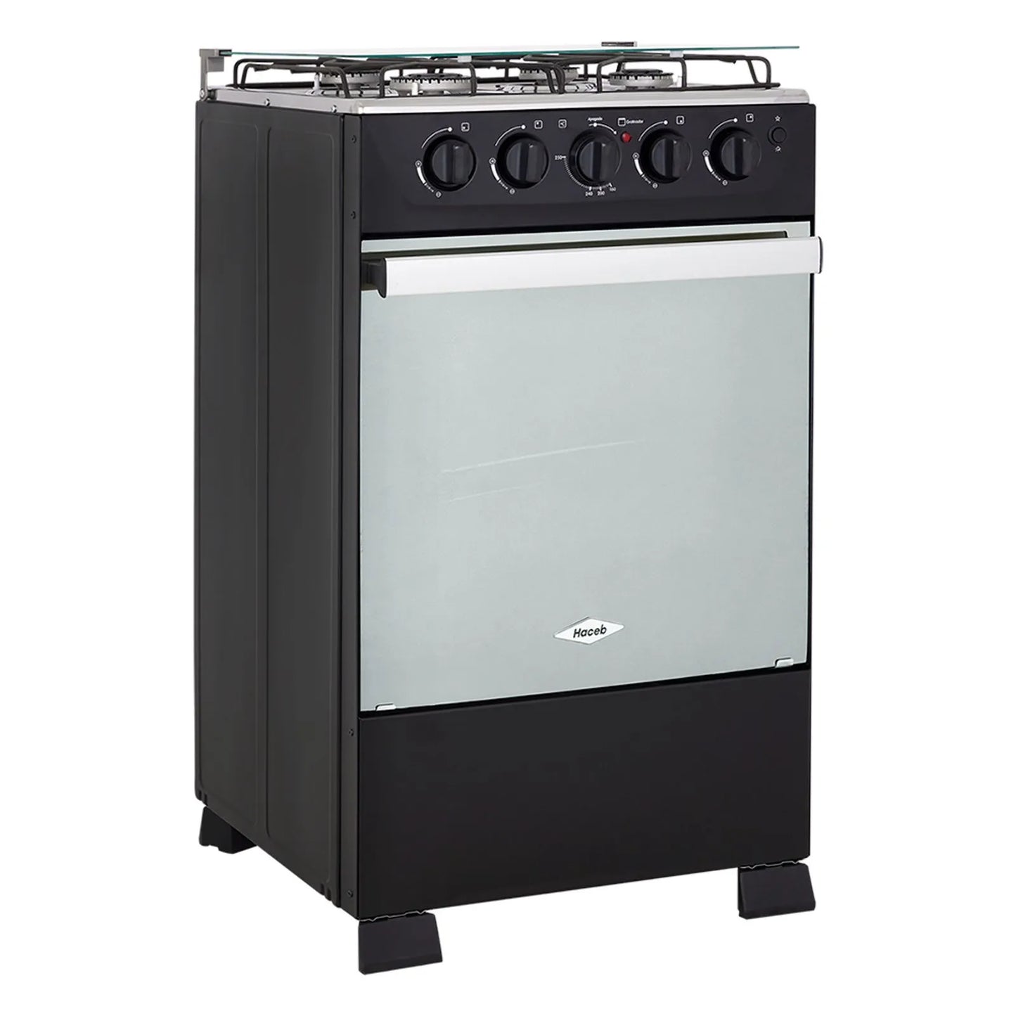 Estufa Romero Réflex de 4 puestos 50 cm a Gas Propano Negro - ESTRO50VI-NE-P