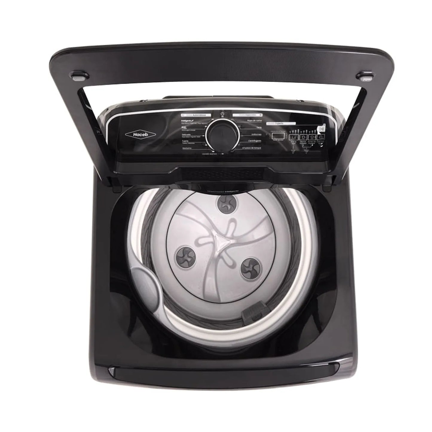 Lavadora Haceb carga superior 18 Kg con perilla negra - LAV CS 18 KG M NE - Logí­stica Haceb
