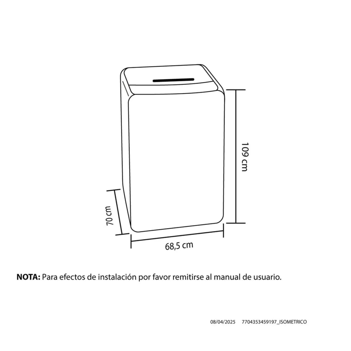 Lavadora Haceb carga superior 22 Kg panel digital - LAV CS 22 KG D GC - Logí­stica Haceb