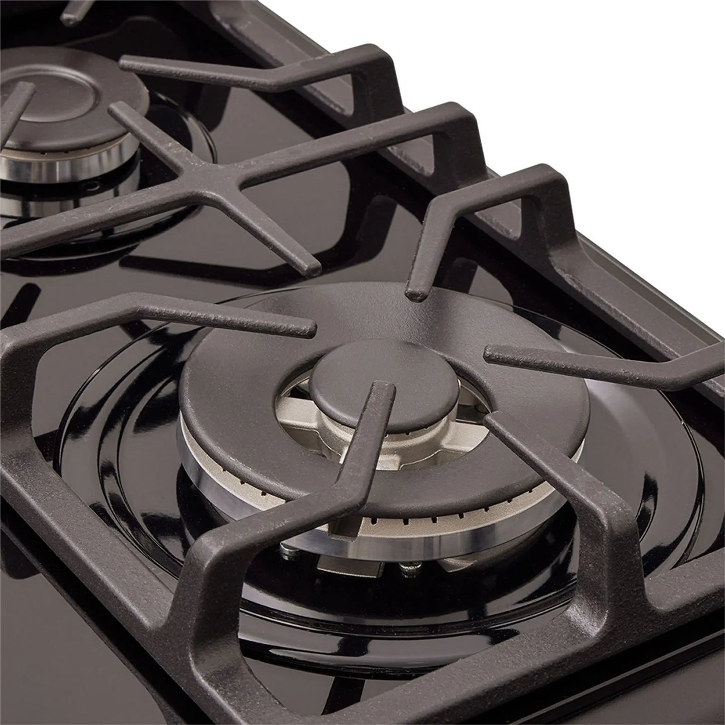 Estufa de piso en cristal Haceb de 60 cm gas natural negro - EST CRISTAL 60-T GN NE- Logística Haceb