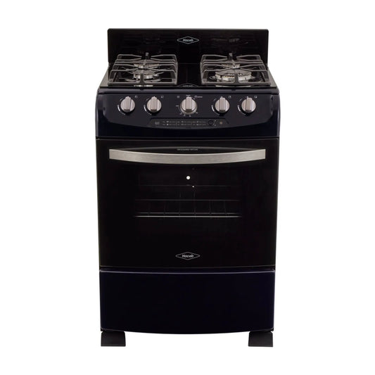 Estufa de piso en cristal Haceb de 60 cm gas natural Azul - EST CRISTAL 60-T GN AZ- Logística Haceb