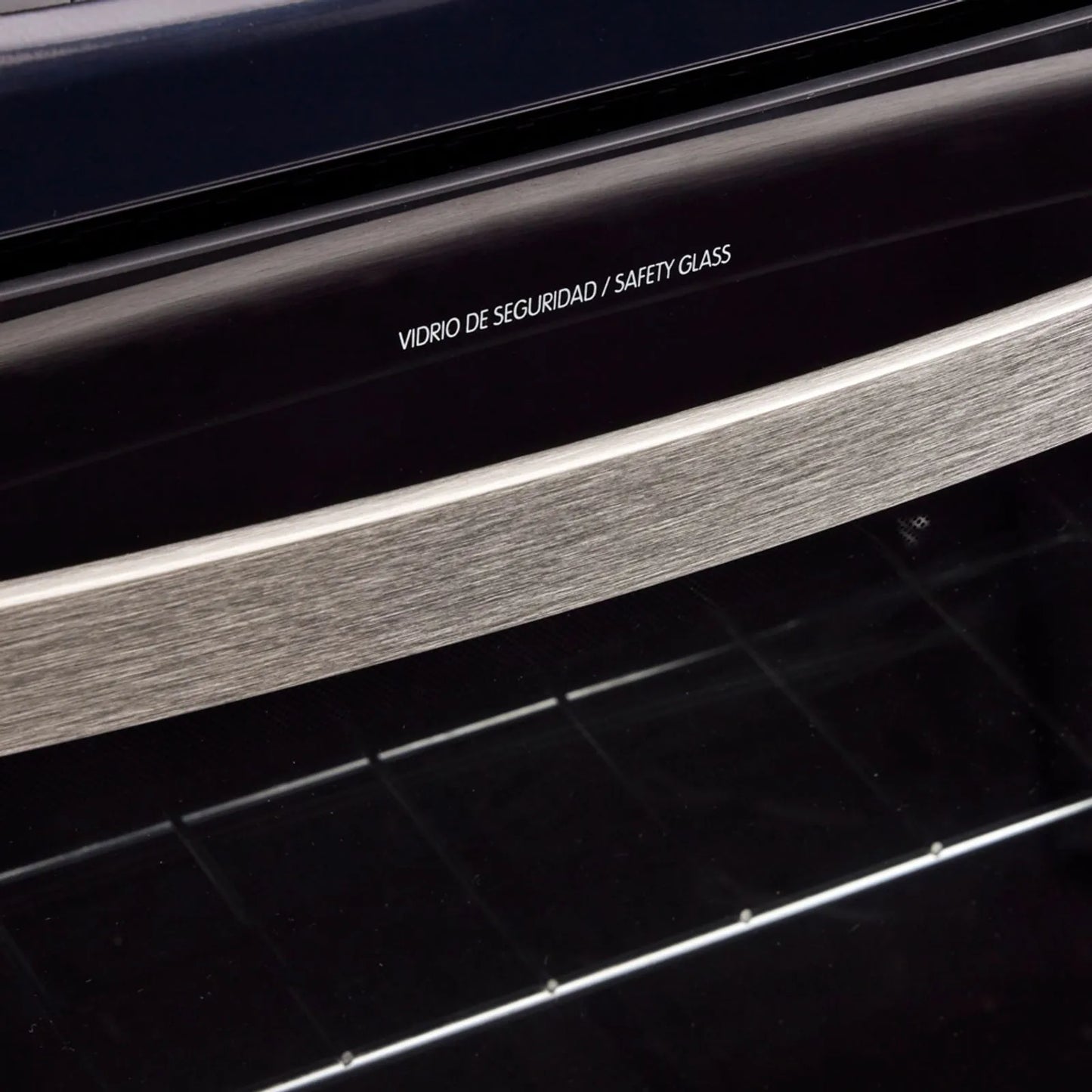 Estufa de piso en cristal Haceb de 76 cm gas natural negro - EST CRISTAL 76-T GN NE- Logística Haceb