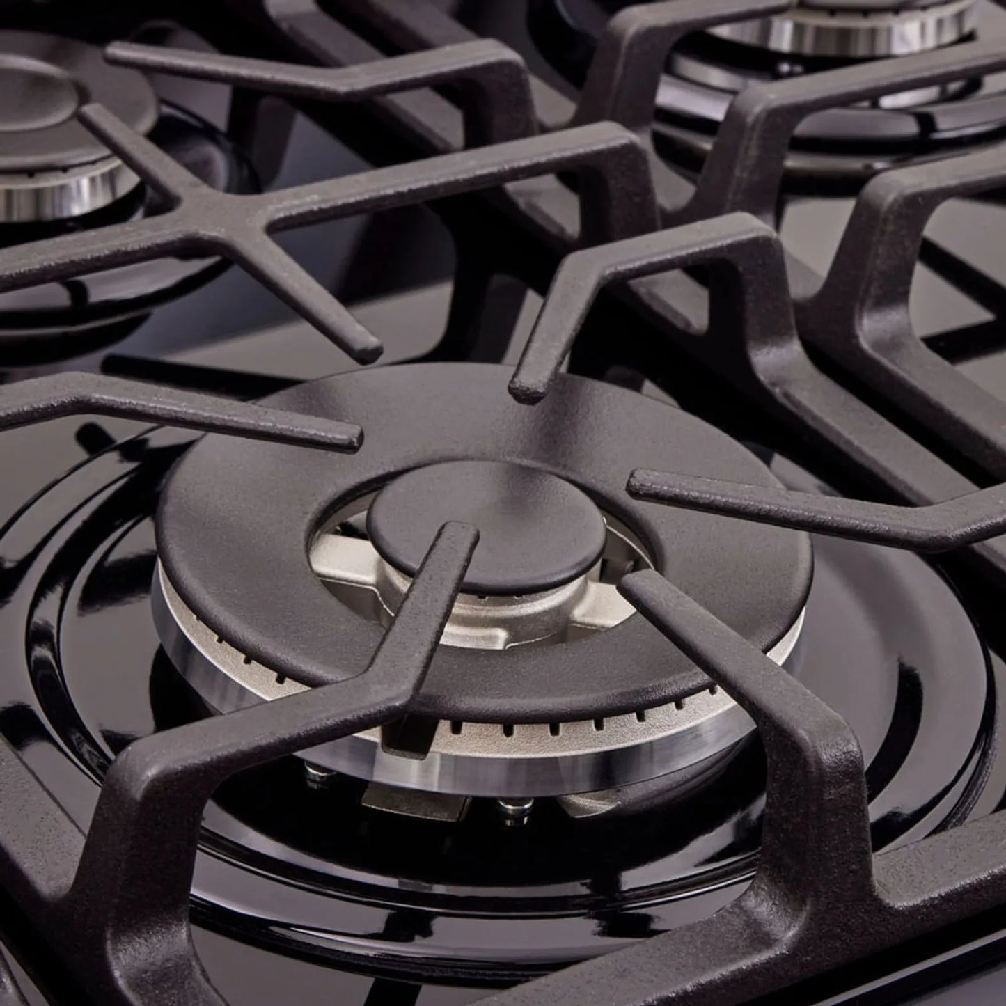 Estufa de piso en cristal Haceb de 76 cm gas propano negro- Logística Haceb