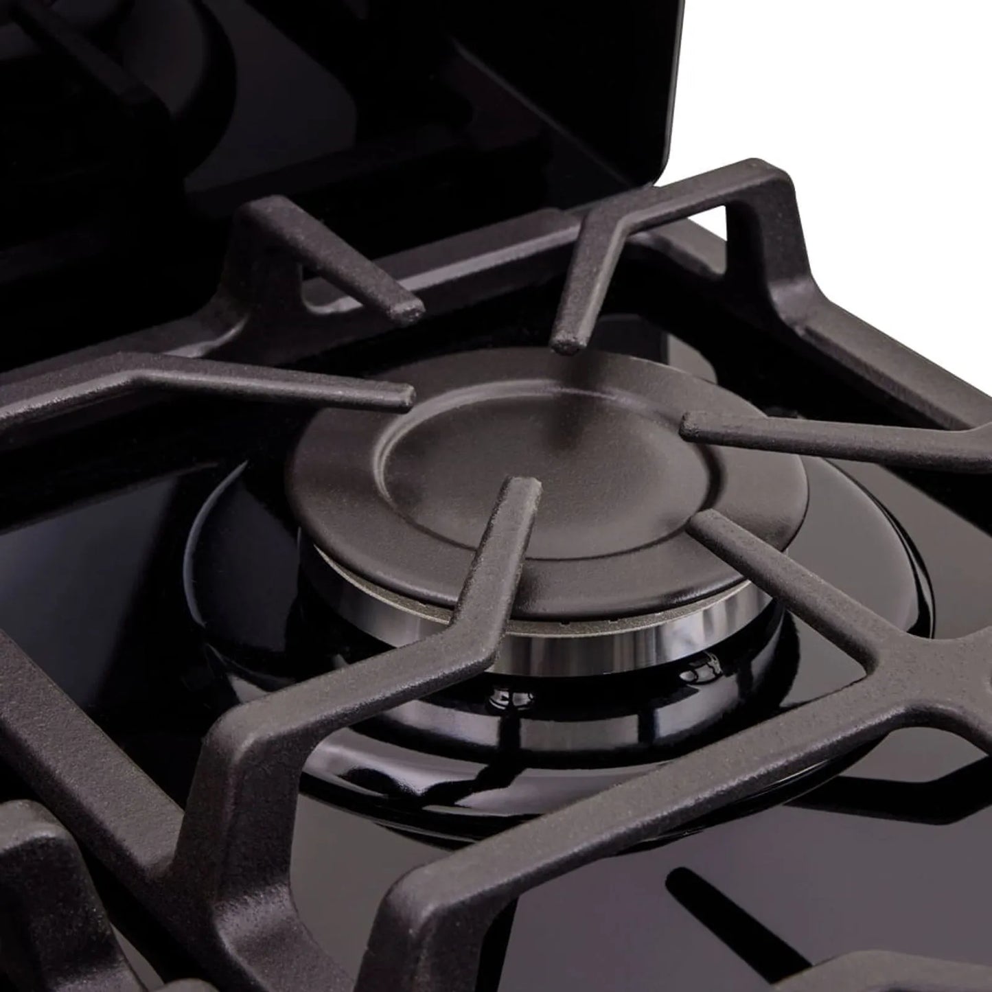 Estufa de piso en cristal Haceb de 76 cm gas propano negro- Logística Haceb