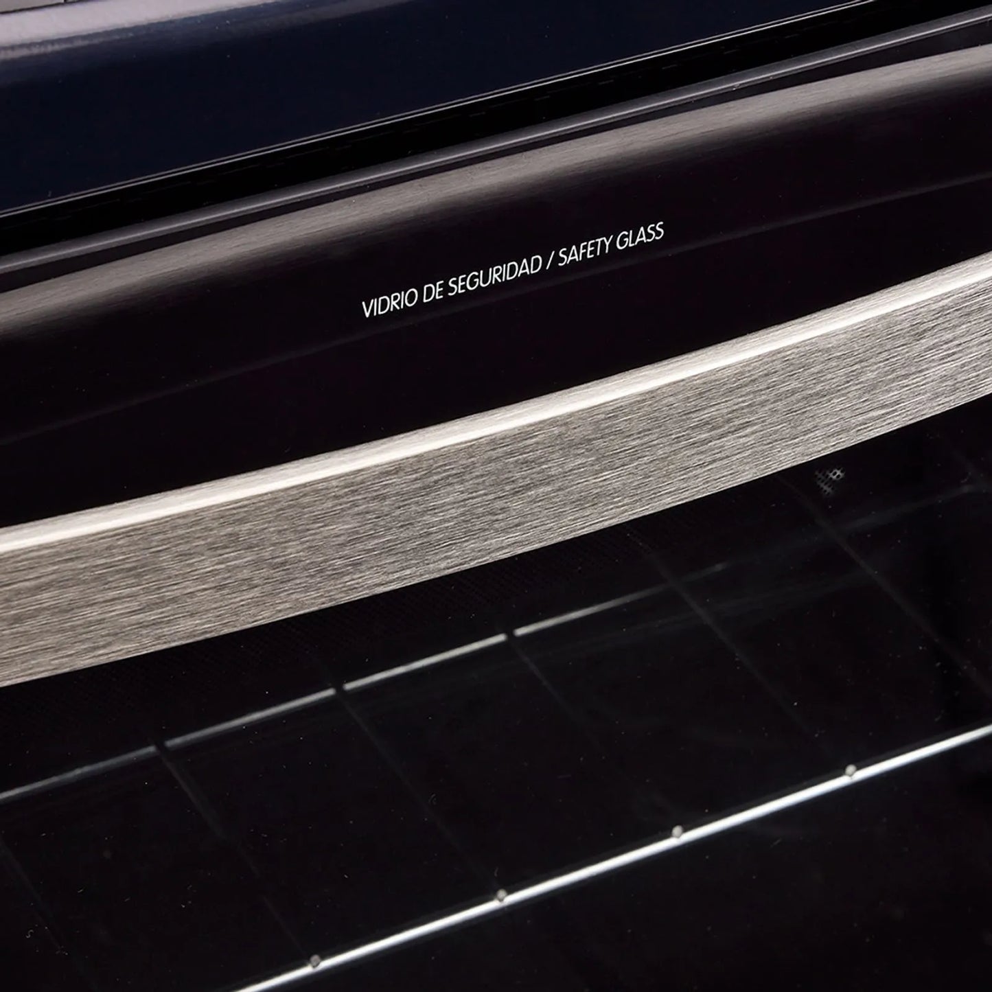 Estufa de piso en cristal Haceb de 76 cm gas natural azul - EST CRISTAL 76-T GN AZ- Logística Haceb