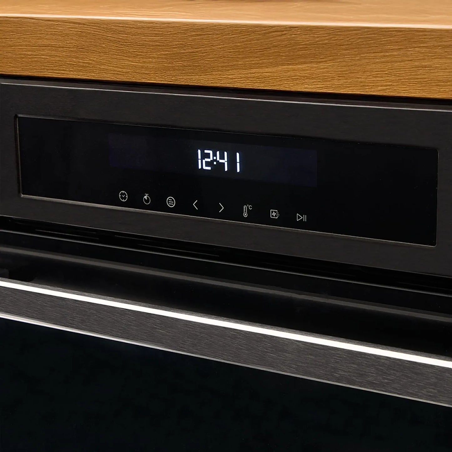 Horno electrico digital Haceb de 60cm Inox-negro a 220V - HE 60 TA DIG INOX NE 220V- Logística Haceb