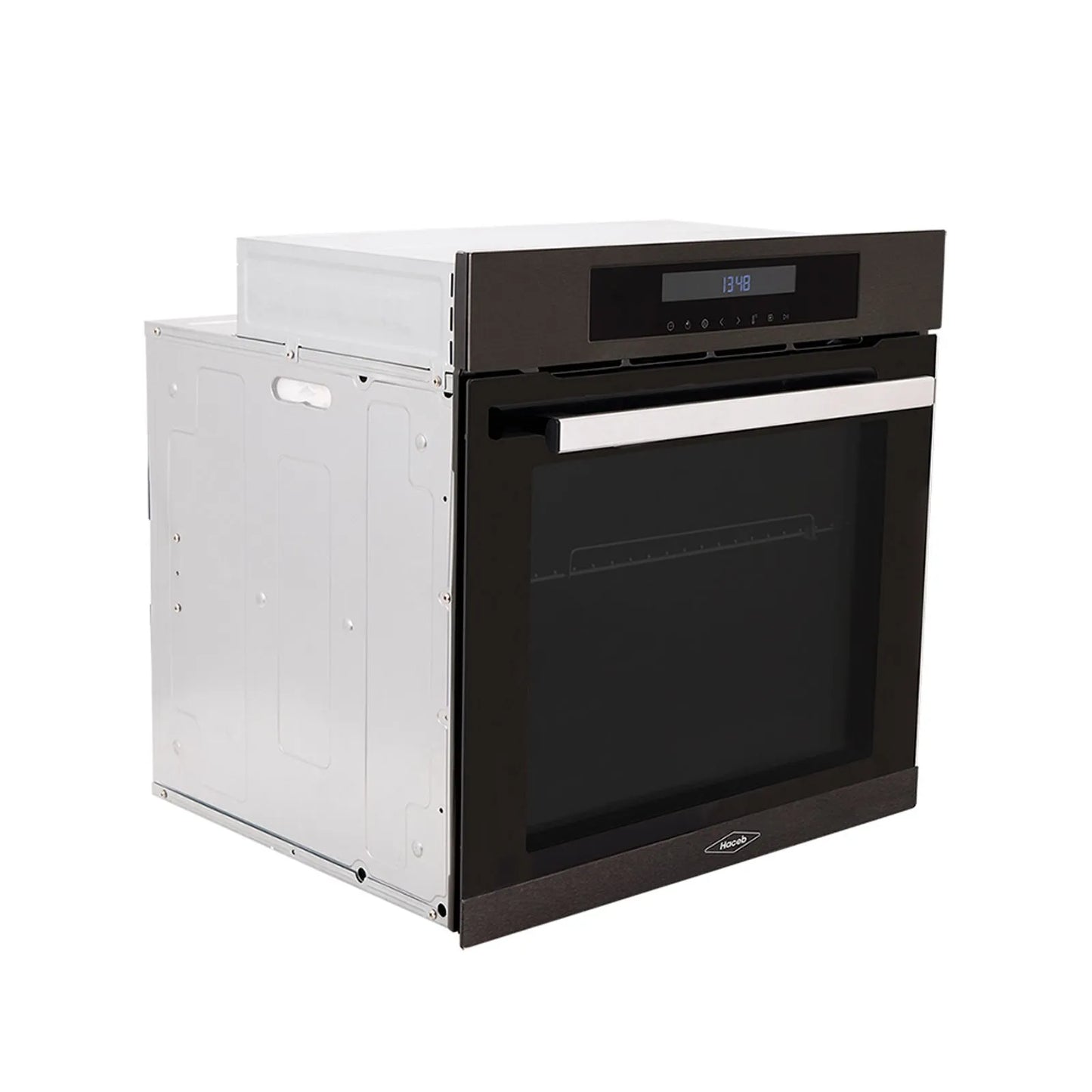 Horno electrico digital Haceb de 60cm Inox-negro a 220V - HE 60 TA DIG INOX NE 220V- Logística Haceb