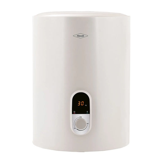 Calentador de acumulación eléctrico Haceb de 32 litros u 8 galones 120 V blanco - CAL CAE 32 110V BL - Logística Haceb- Logística Haceb