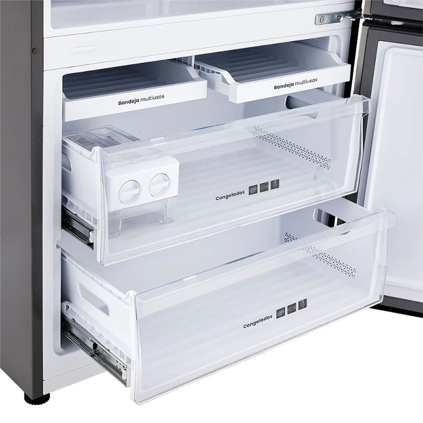 Nevera Haceb Bottom Mount 543 Litros con Dispensador de Agua Inox - BM 543 SE MI DA INOX INV- Logística Haceb