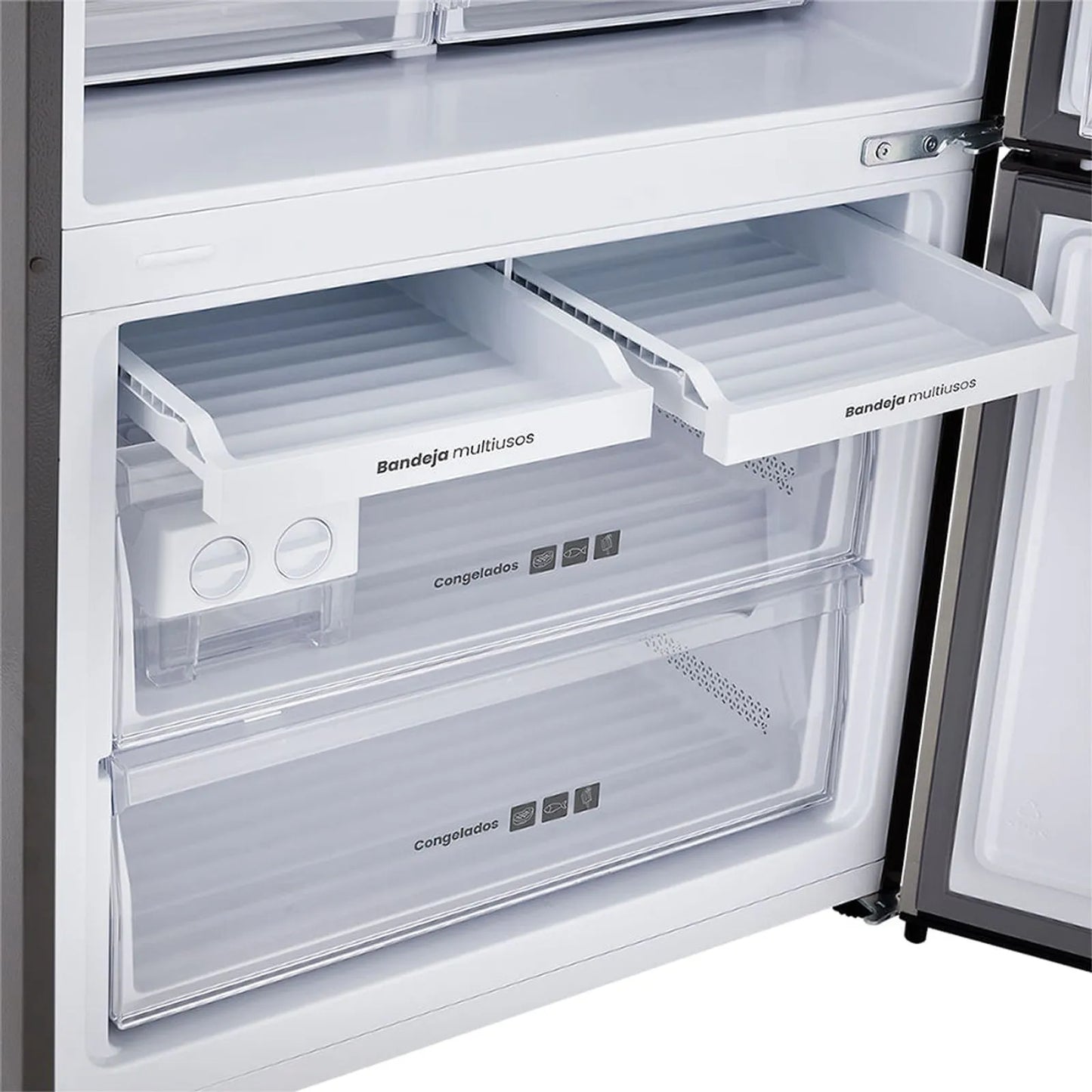 Nevera Haceb Bottom Mount 543 Litros con Dispensador de Agua Inox - BM 543 SE MI DA INOX INV- Logística Haceb