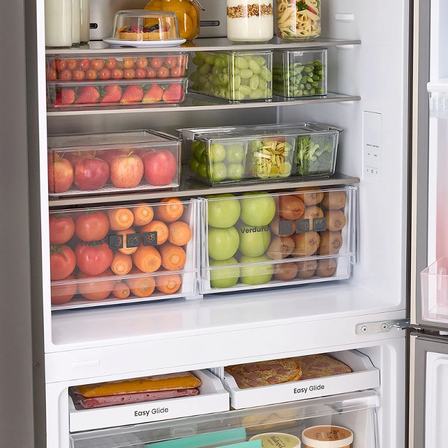 Nevera Haceb Bottom Mount 543 Litros con Dispensador de Agua Inox - BM 543 SE MI DA INOX INV- Logística Haceb