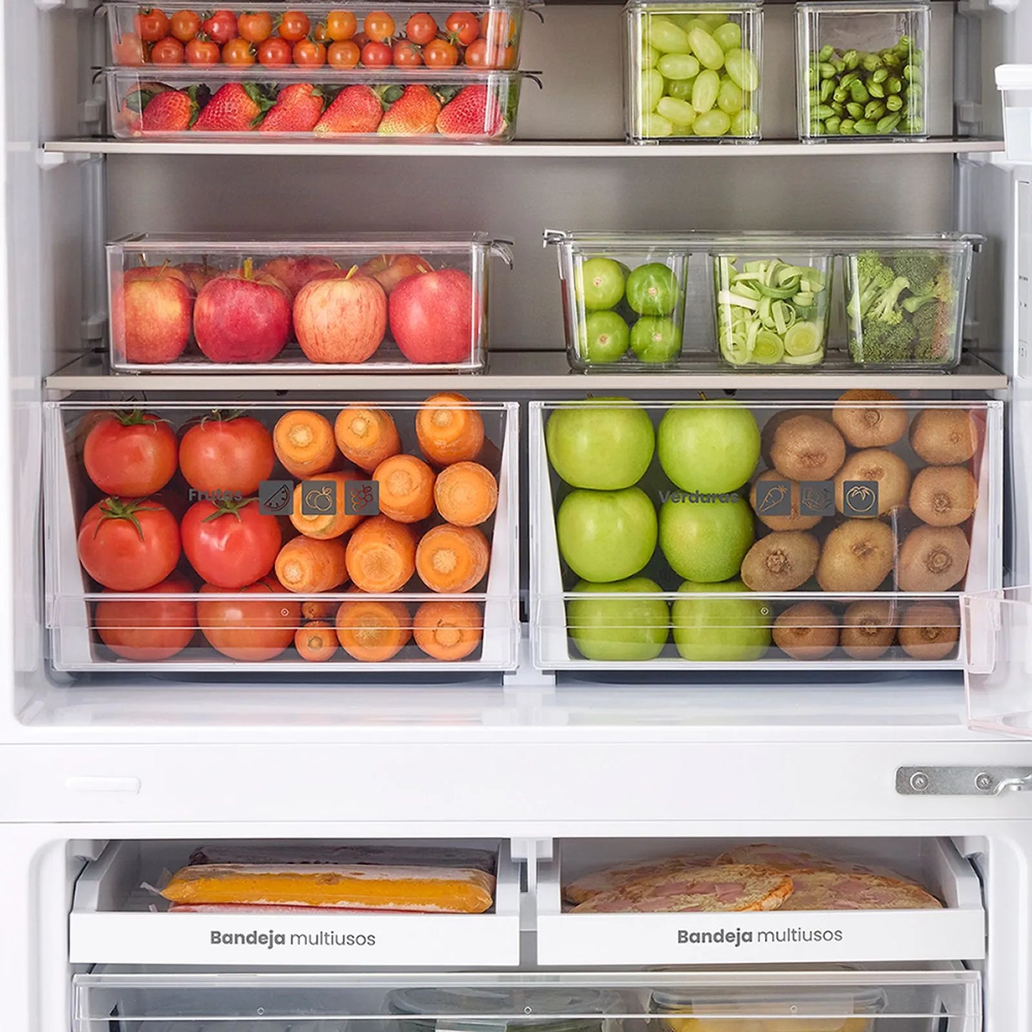 Nevera Haceb Bottom Mount 543 Litros con Dispensador de Agua Inox - BM 543 SE MI DA INOX INV- Logística Haceb