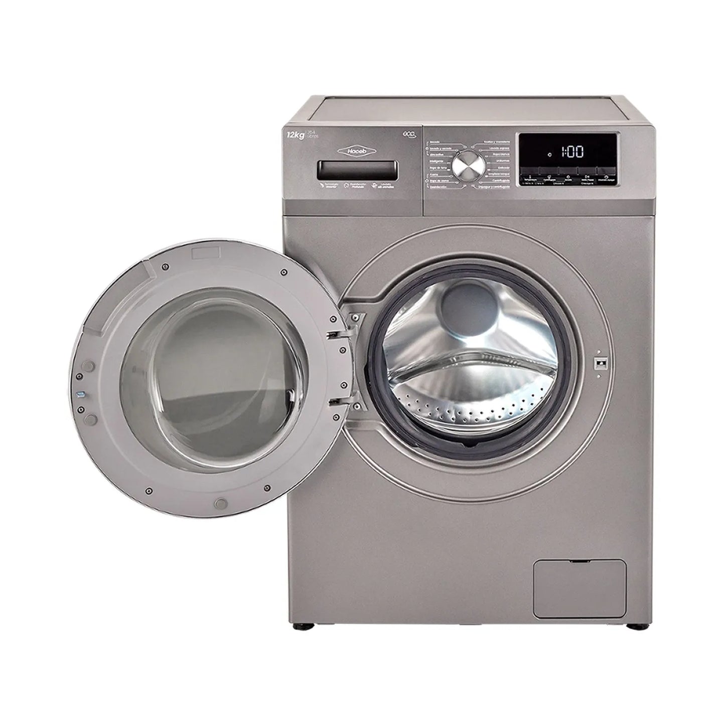 Lavadora secadora Haceb carga frontal 12 kg - LAV SEC CF 12 KG GC- Logística Haceb