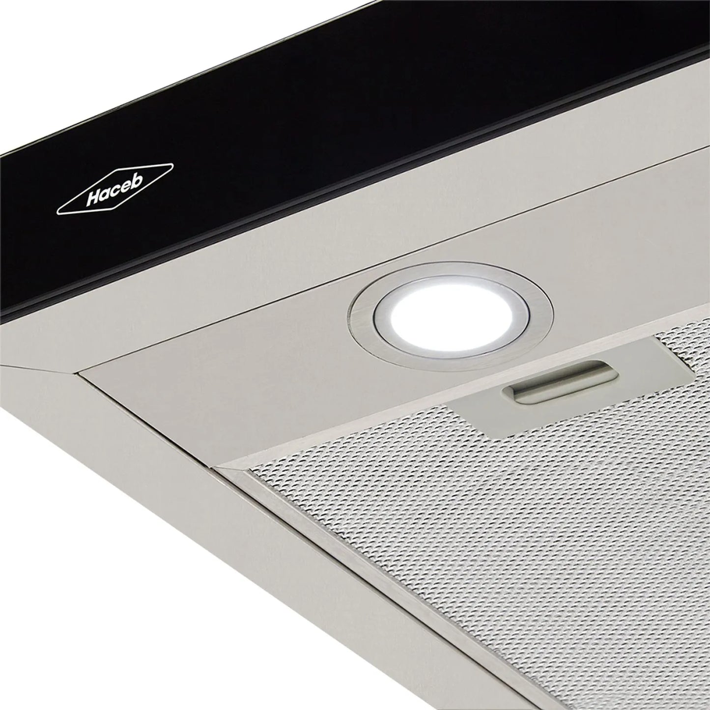 Campana península Haceb tipo T inox-negro de 90cm - CAMP PEN T 90 V3 INOX-NE