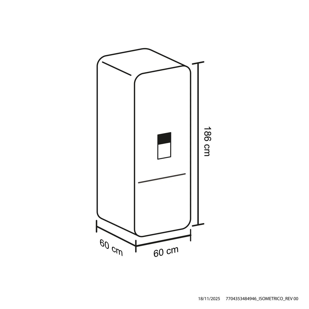 Nevera Haceb 314 Litros Bottom Mount con Disepensador de Agua Inox Negra - 9003651