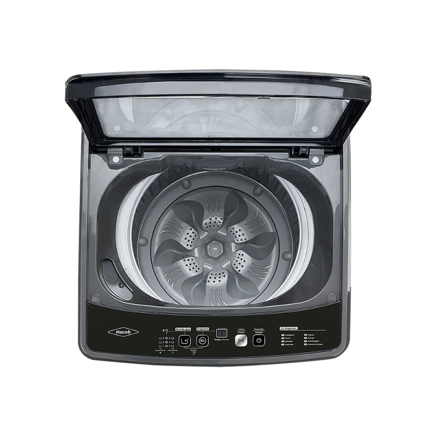 Lavadora Haceb Carga Superior 12Kg Digital Gris - 9003668