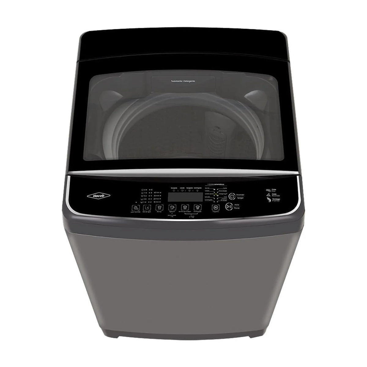 Lavadora Haceb 22Kg Carga Superior Panel Digital Gris - LAVCS22KGDGC
