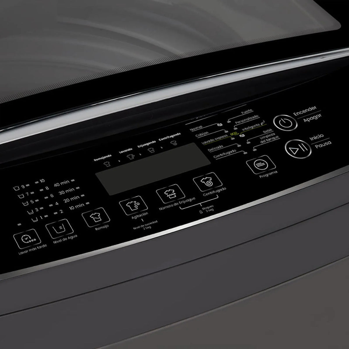 Lavadora Haceb 22Kg Carga Superior Panel Digital Gris - LAVCS22KGDGC