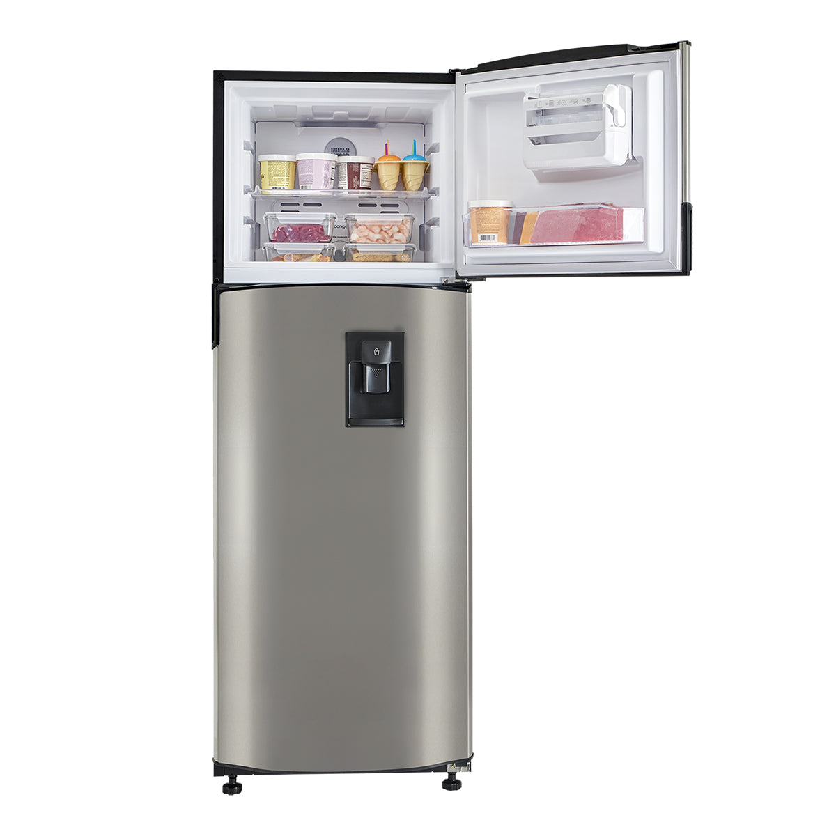 Nevera Haceb No Frost 271 Litros Manija Integrada Inox Inverter -  NEV 271 SE DA MI INOX INV