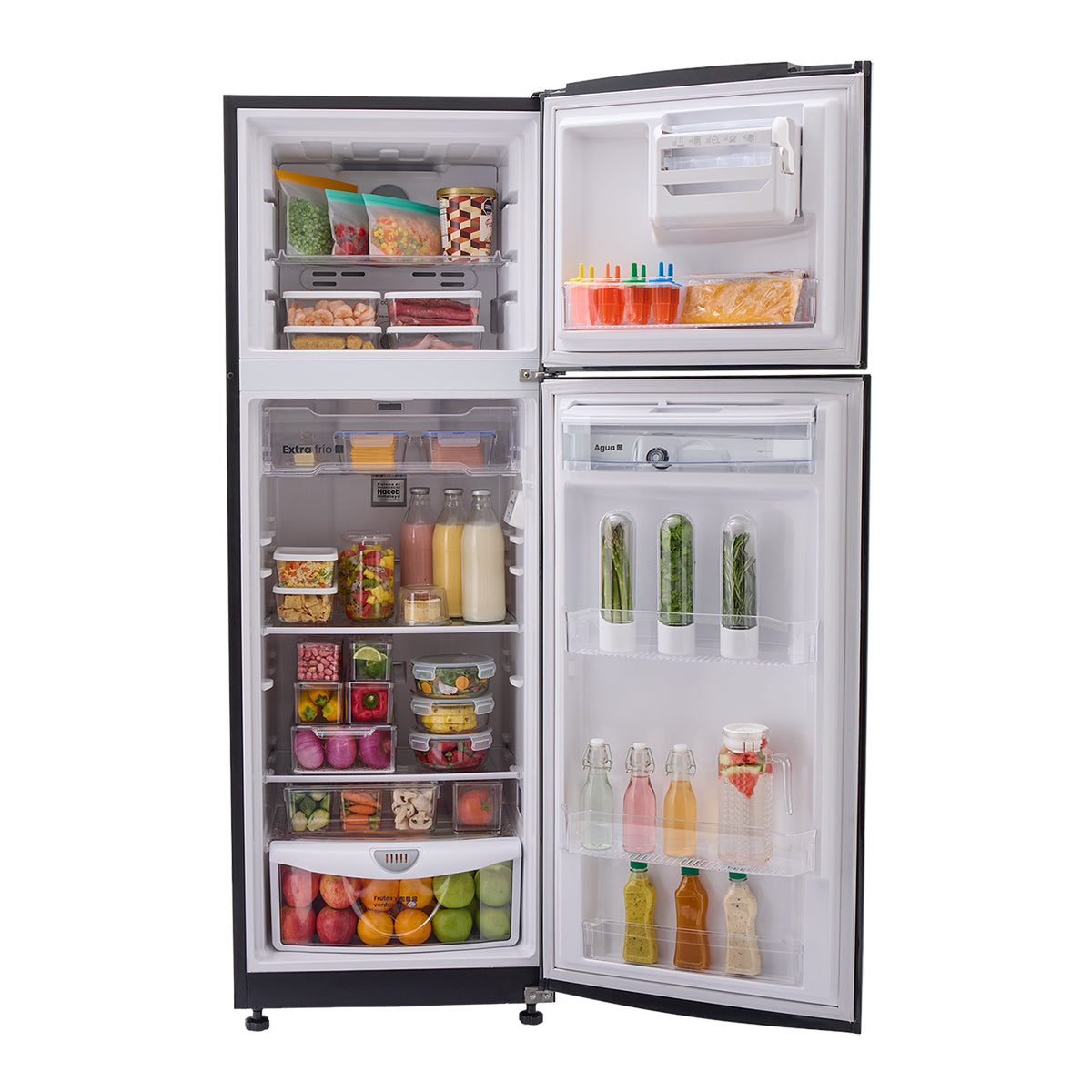 Nevera Haceb No Frost 311 Litros Manija Externa Negro Cósmico Inverter - NEV LIS 311 SE DA ME NC INV - Logística Haceb