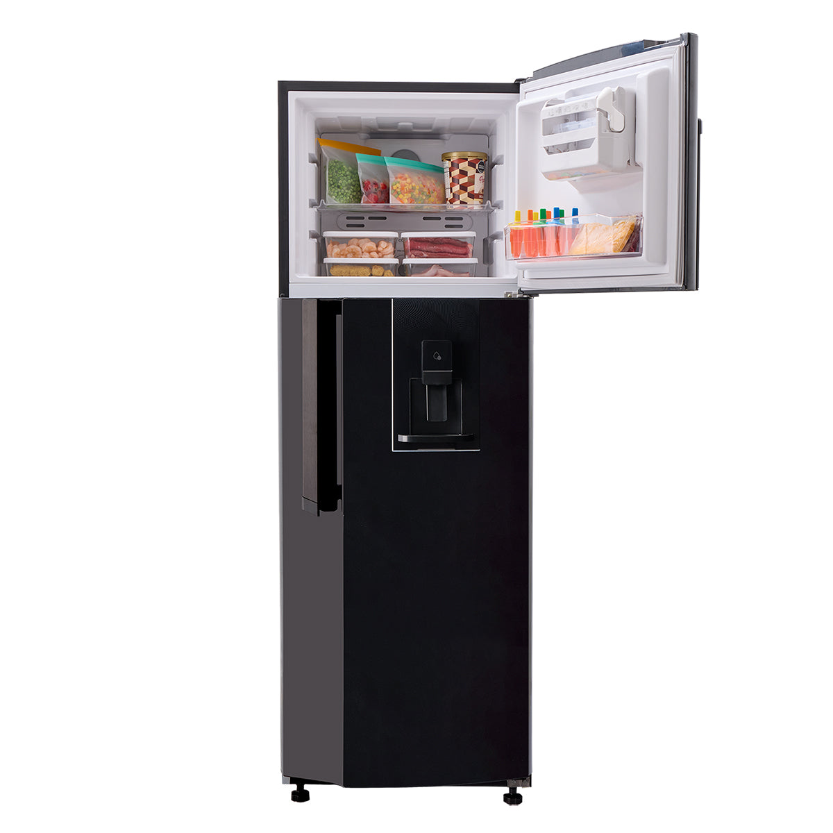 Nevera Haceb No Frost 311 Litros Manija Externa Negro Cósmico Inverter - NEV LIS 311 SE DA ME NC INV - Logística Haceb