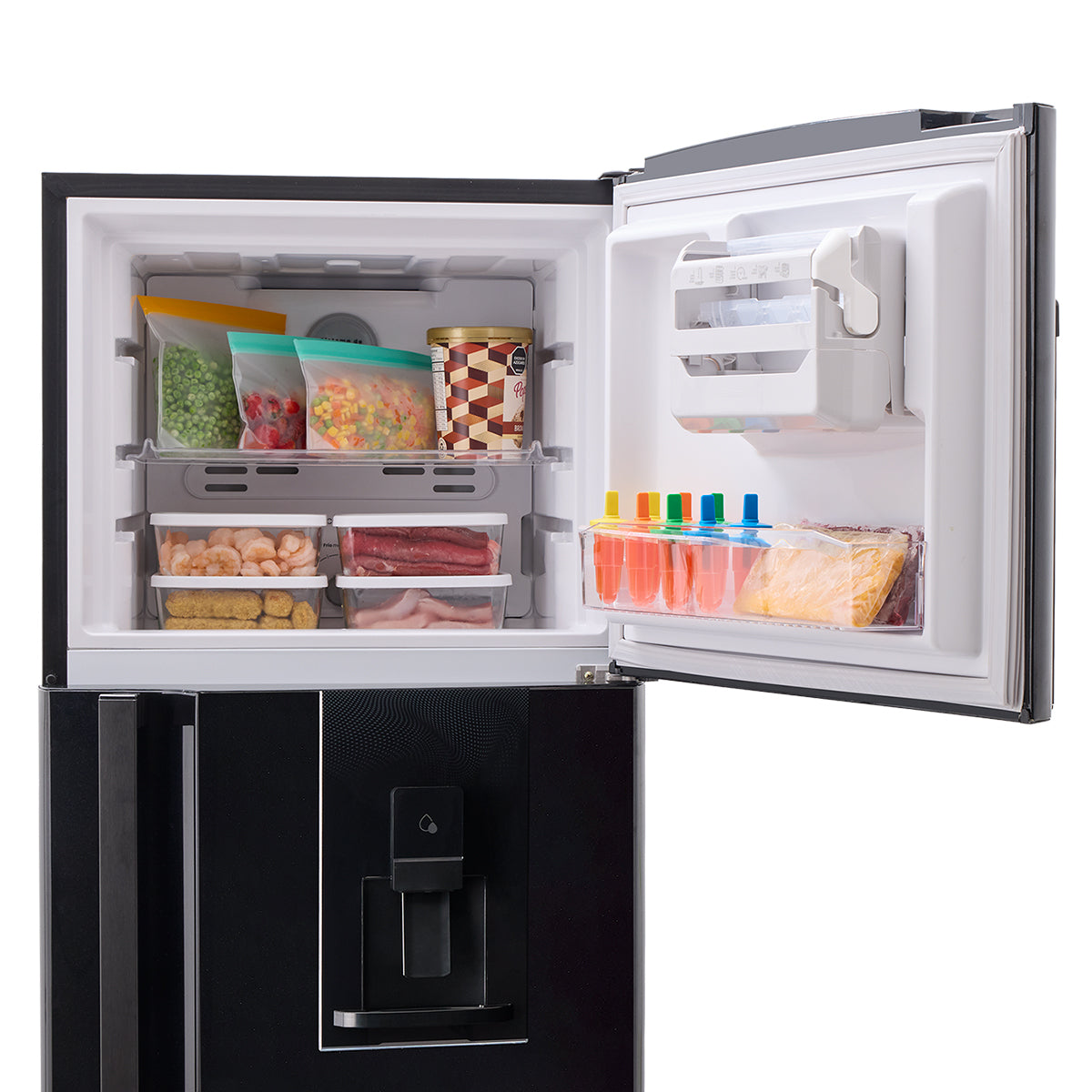 Nevera Haceb No Frost 311 Litros Manija Externa Negro Cósmico Inverter - NEV LIS 311 SE DA ME NC INV - Logística Haceb