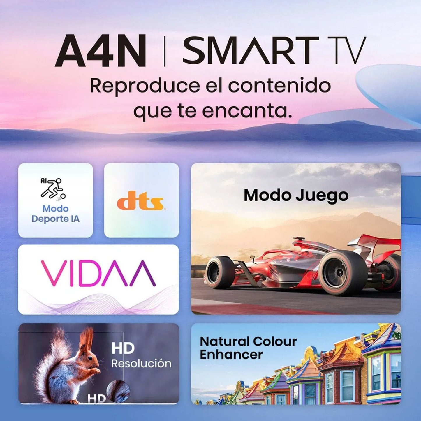 TELEVISOR HISENSE 32 LED HD SMART TV 32A4N