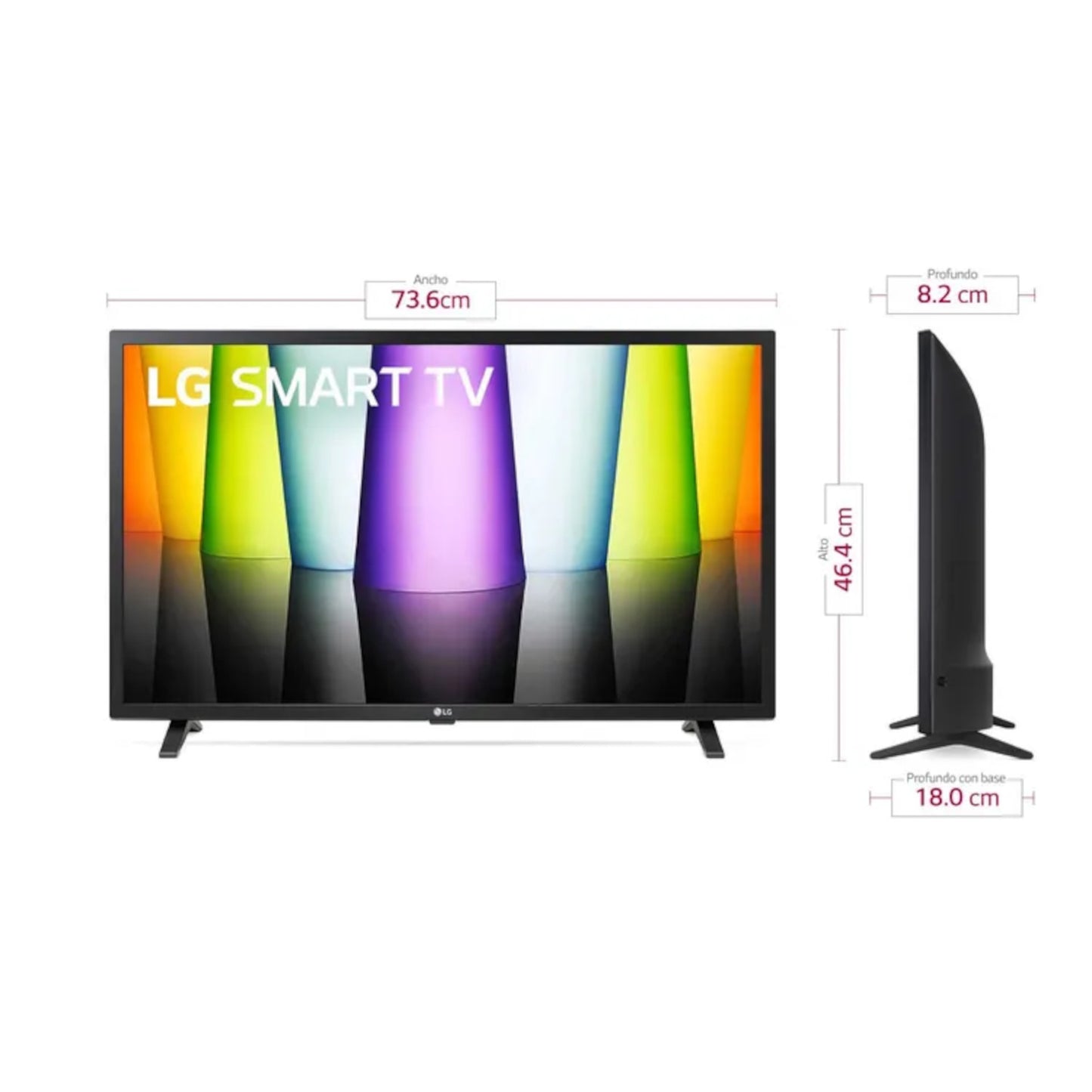 TV LG 32" PULGADAS 80 CM 32LQ630BPSA HD LED SMART TV