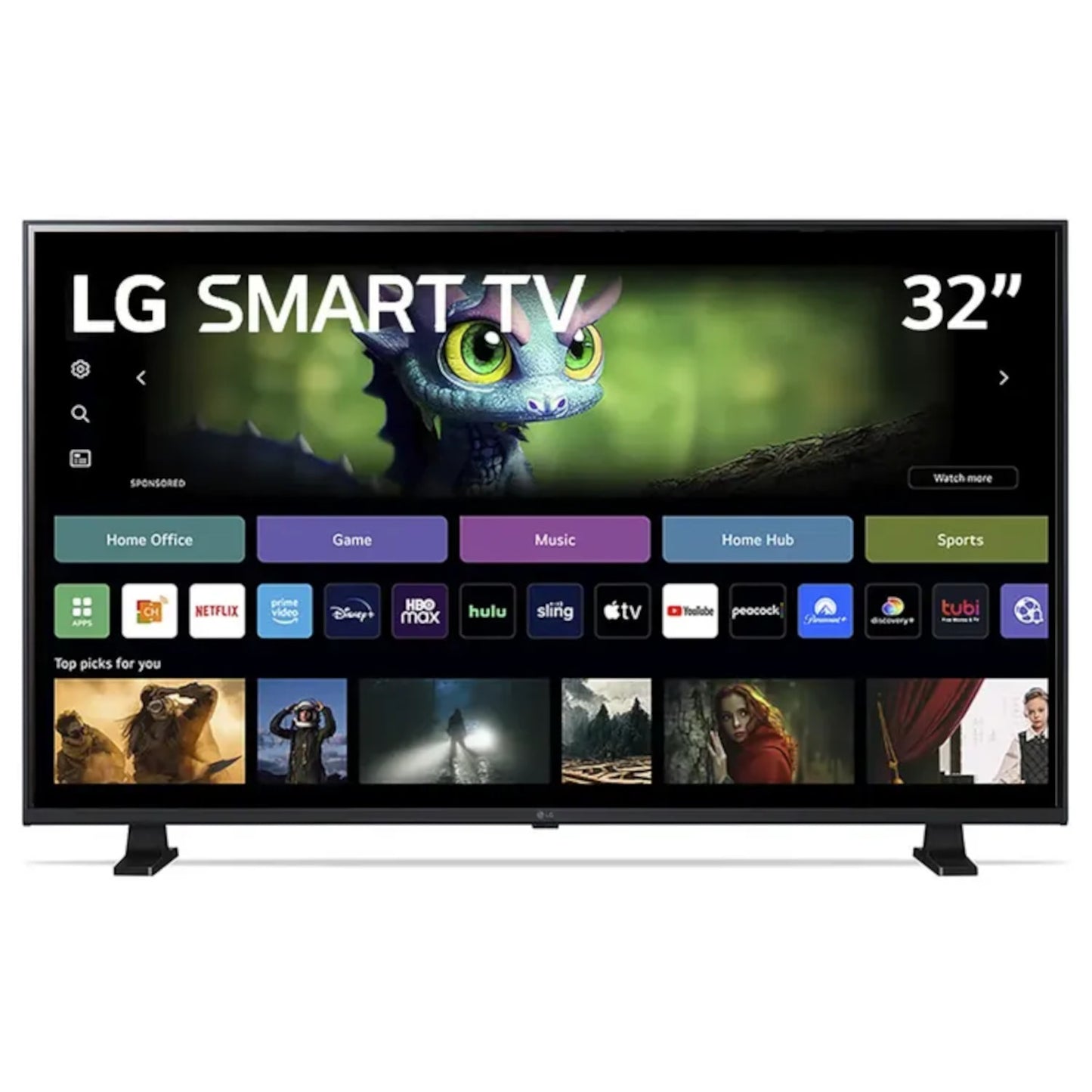 TV LG 32" Pulgadas 80 Cm 32LR650BPSA HD LED Smart TV