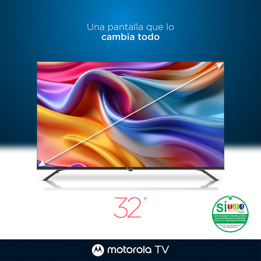 Televisor Motorola 32" Smart TV HD - MOT32HLE11