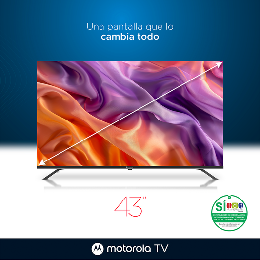 Televisor Motorola 43" Smart TV HD - MOT43FLE11