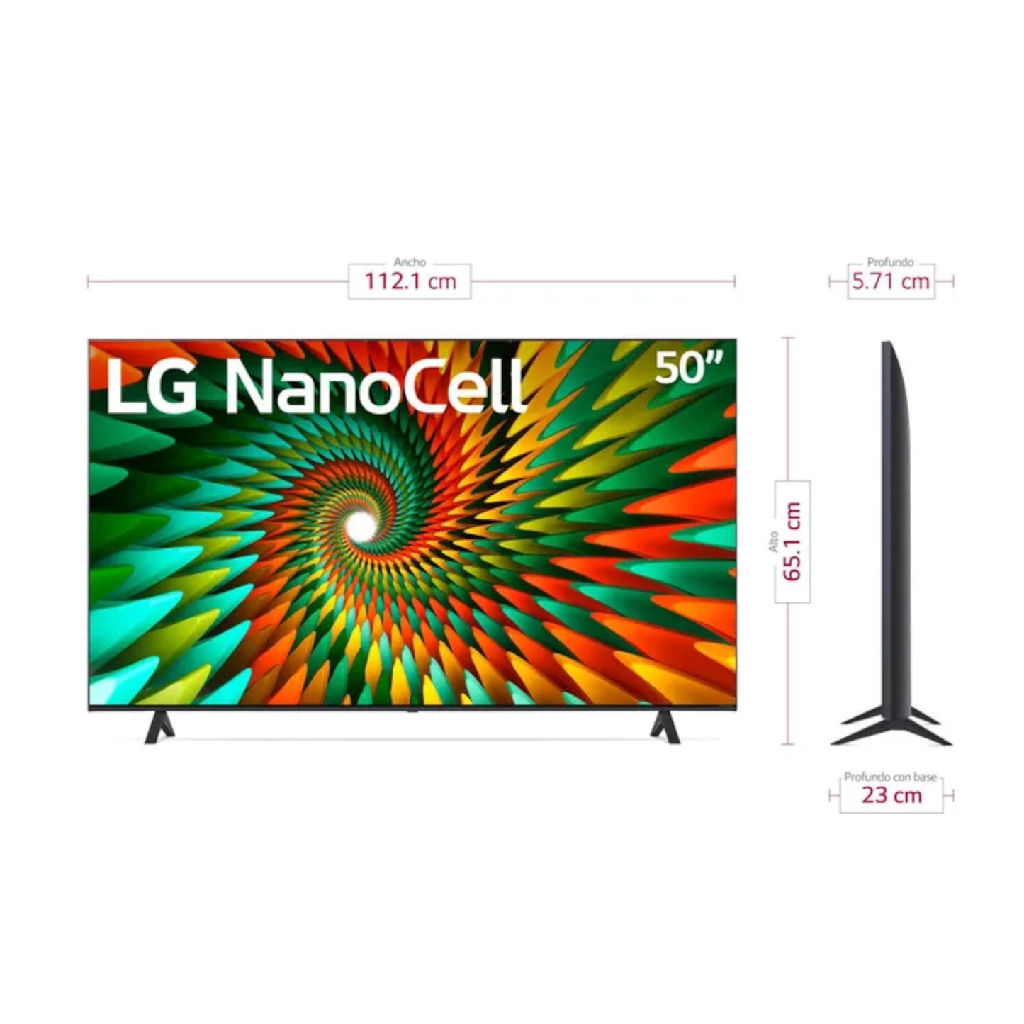 TELEVISOR LG 55" PULGADAS 139 CM 55NANO77SRA 4K UHD NANOCELL SMART TV - IMAGEN 4K ULTRA HD, TECNOLOGÍA NANOCELL Y FUNCIONES INTELIGENTES