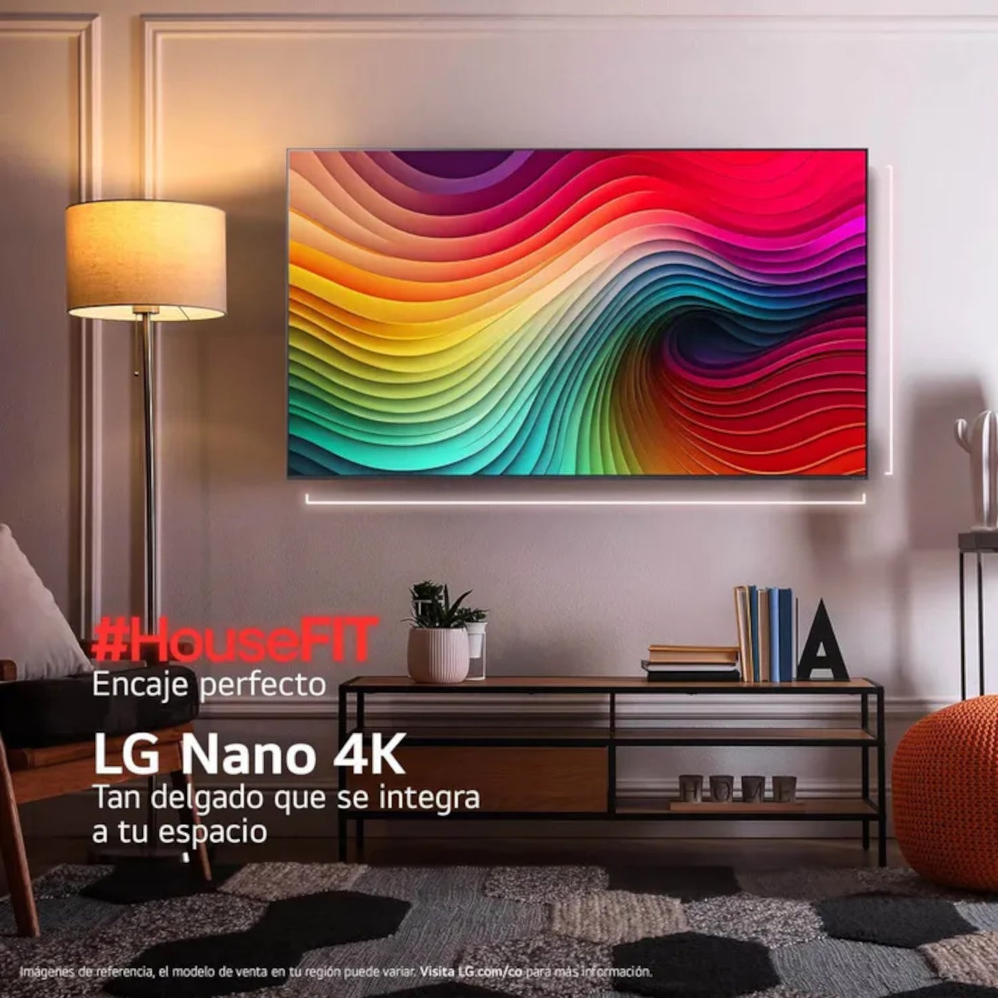 TV LG 50" Pulgadas 127 Cm 50NANO80 4K-UHD NanoCell Smart TV