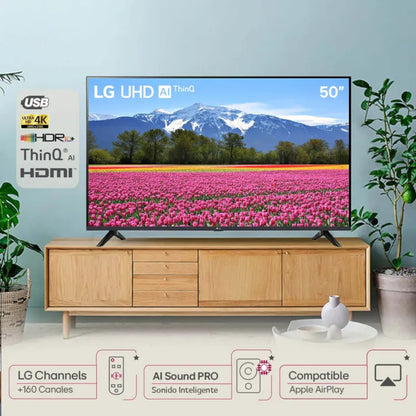 TV LG 50" Pulgadas 126 Cm 50UR7410PSA 4K-UHD LED Smart TV