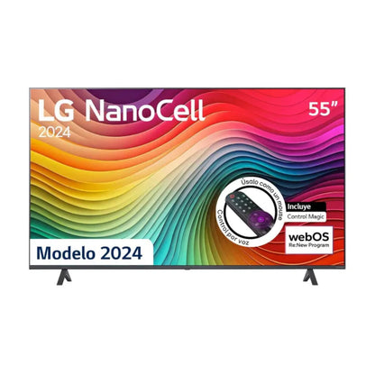 TV LG 55" Pulgadas 140 Cm 55NANO80 4K-UHD NanoCell Smart TV