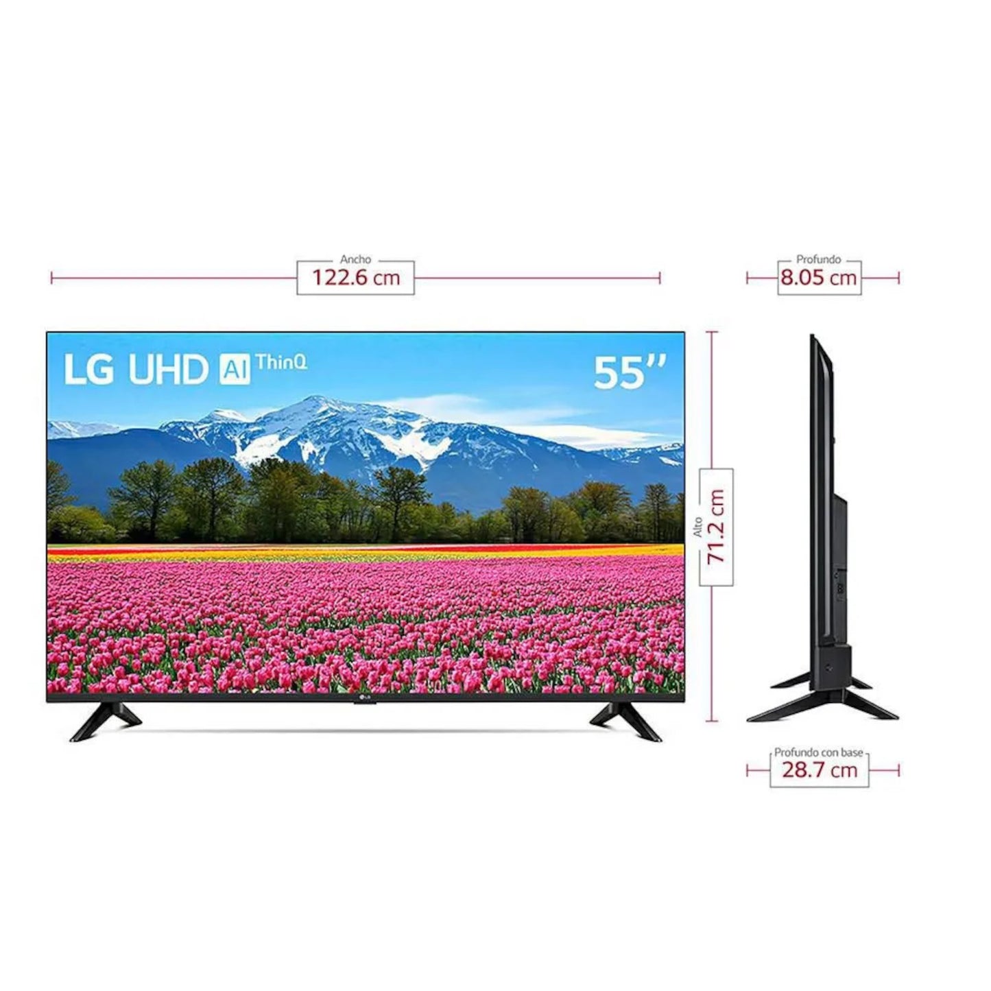 TELEVISOR LG DE 55 PULGADAS UHD 4K 55UR7410PSA