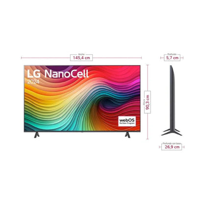 TV LG 65" Pulgadas 164 Cm 65NANO80TSA 4K-UHD NanoCell Smart TV